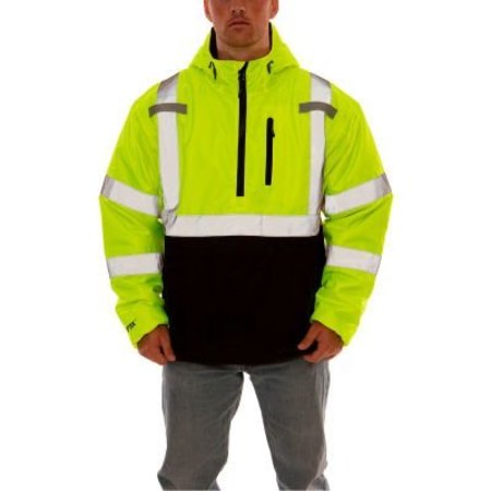 TINGLEY Tingley® Optix„¢ Jacket, Type R Class 3, Fluorescent Yellow/Green/Black, 2XL J26322.2X